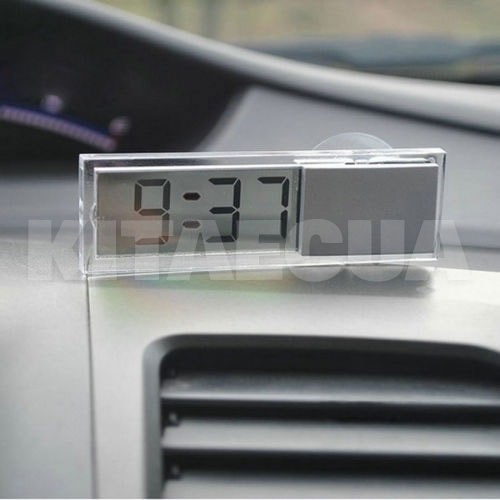 Автомобільний годинник з кріпленням на присоску 001 LCD (24000140) - 2