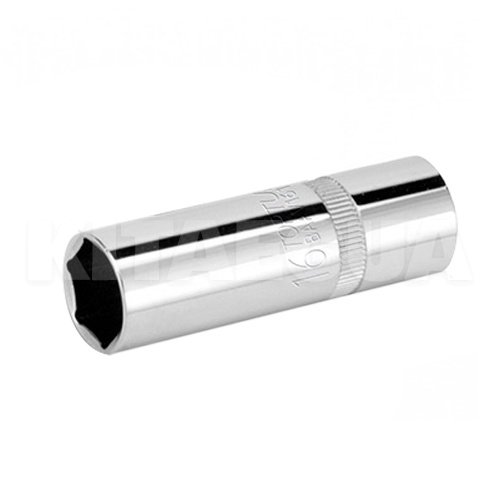 Головка свічкова 6-гранна 16 мм 1/2 " 65 мм TOPTUL (TP BAAU1616)