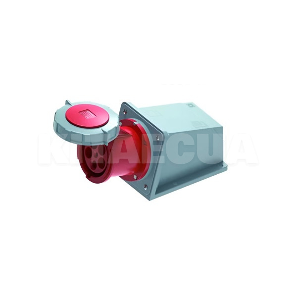 Розетка силовая настенная 32А 5-пин 250В 2Р+ красная Kripal (SOC-R32AL)