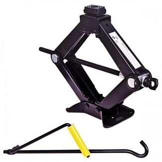 Домкрат механічний ромбовидний до 2т (120-390мм) з гумовим упором VITOL