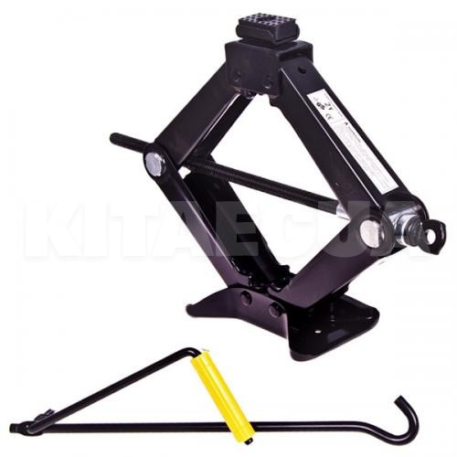 Домкрат механический ромбовидный до 2т (120-390мм) с резиновым упором VITOL (ДВ-1132ТН-VITOL)