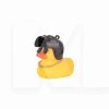 Фигурка в автомобиль "Утка с черным шлемом" (duck-with-helmet-D)
