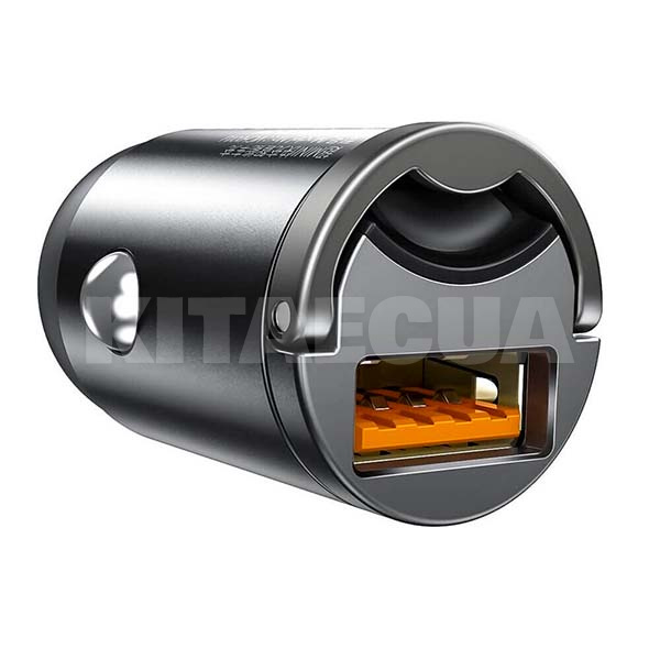 автомобільний зарядний пристрій Tiny Star Mini Quick Charge Car Charger USB Port 30W Gray BASEUS (VCHX-A0G) - 3