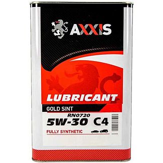Масло моторное синтетическое 1л 5W-30 Gold Sint AXXIS