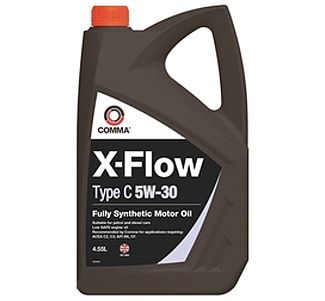 Масло моторное синтетическое 4,55л 5W-30 X-FLOW C COMMA