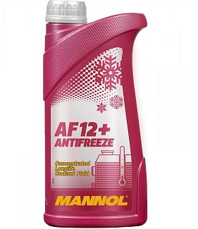 Антифриз-концентрат красный 1л AF12+ -38°C Longlife Mannol