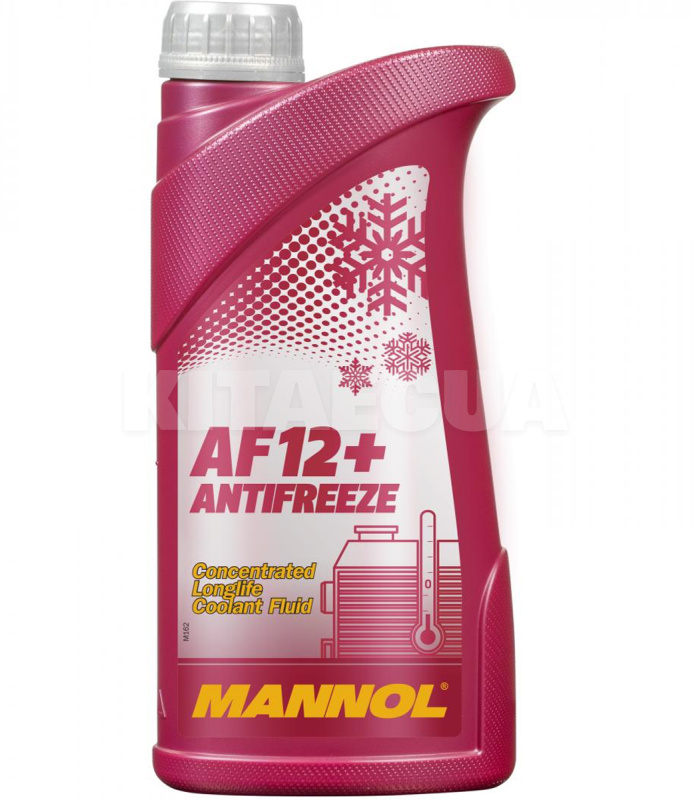 Антифриз-концентрат красный 1л AF12+ -38°C Longlife Mannol (MN4112-1)