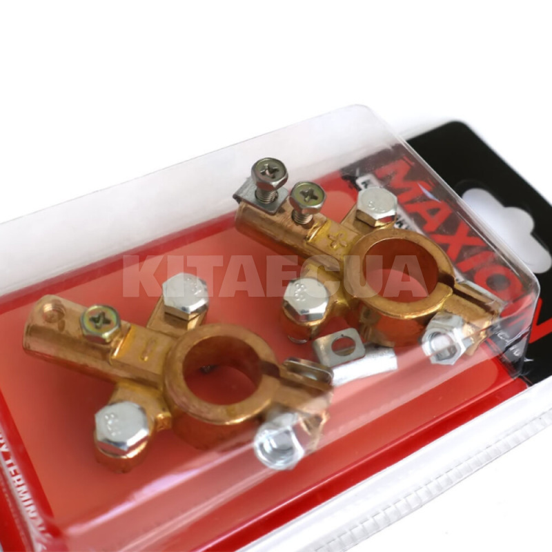 Клеммы аккумуляторные пара латунь MAXION (MXAC-TC410) - 2