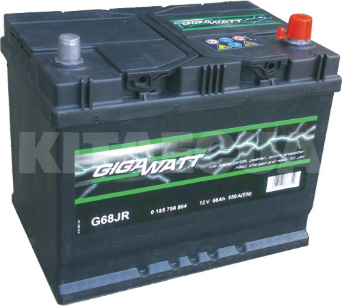 Аккумулятор автомобильный 68Ач 550А "+" справа GIGAWATT (GW 0185756804)