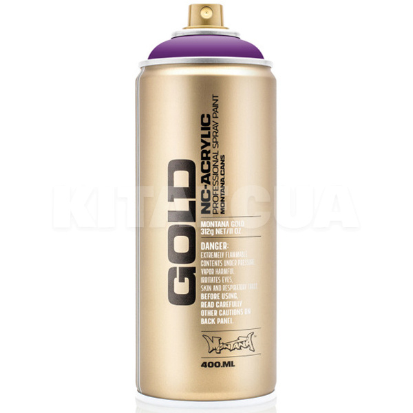 Краска декоративная акриловая 400мл GL4230 "валерия" фиолетовая полуматовая Gold MONTANA (284656-MONTANA)