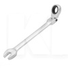 Ключ рожково-накидной 15 мм с трещоткой и шарниром TOLSEN (15241)