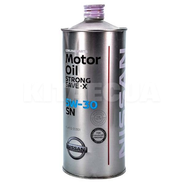 Масло моторное синтетическое 1л 5W-30 Strong Save X NISSAN (KLAN5-05301)
