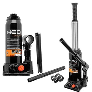 Домкрат гидравлический бутылочный до 2т (181мм-345мм) NEO Tools