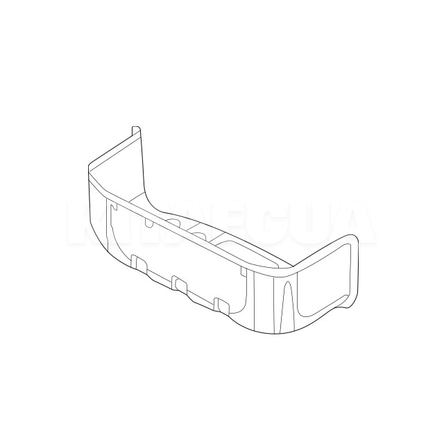 Фальшпол ОРИГИНАЛ на VOLKSWAGEN ID.4 CROZZ (1EA 813 114 A)