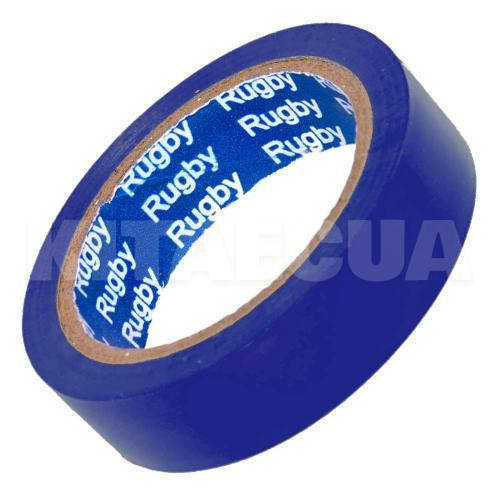 Изолента синяя 30 м х 19 мм RUGBY (RUGBY-30-BLU)