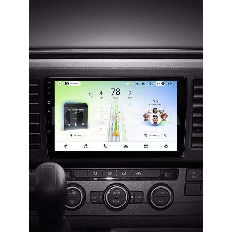 Штатная магнитола CC4L 6+64 Gb 9" Volkswagen Caravelle 6 T6.1 T6 2015 - 2020 (без крутилок) Teyes (71308) - 2