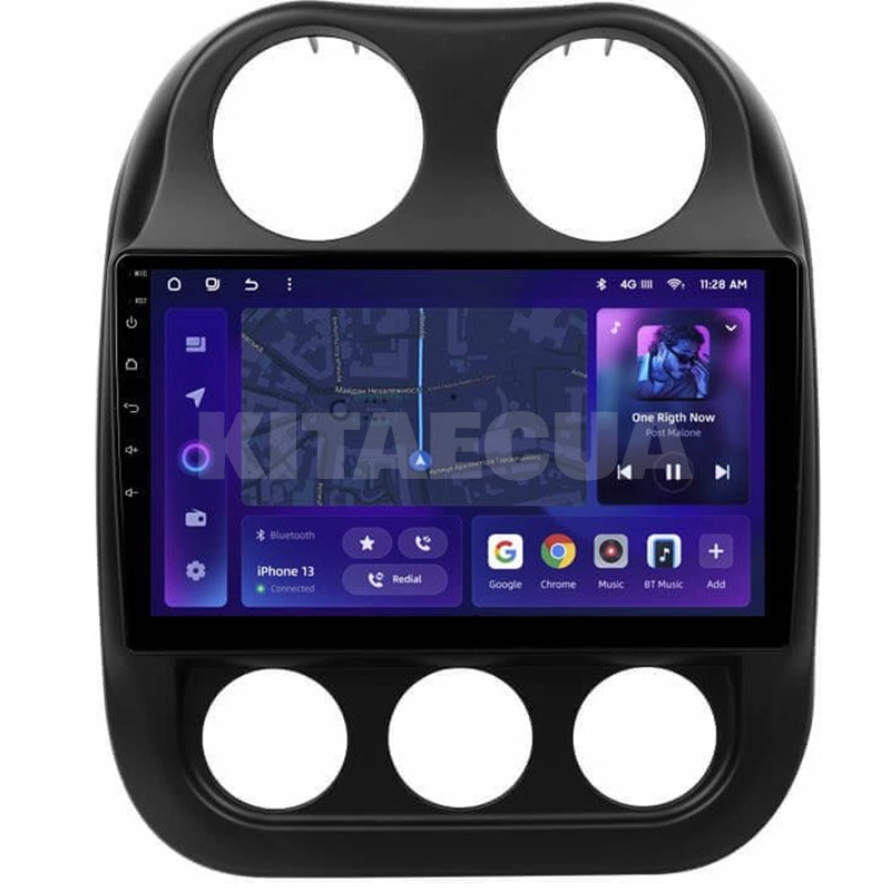 Штатна магнітола MOSS M2 4+32 Gb 10" Jeep Compass 1 MK 2009-2015 AMS (49628)