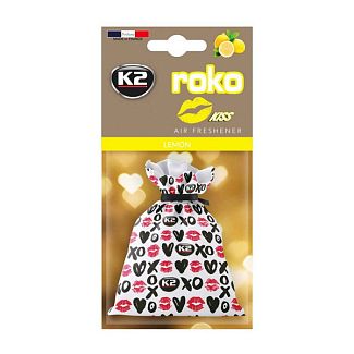 Ароматизатор "лимон" 25г Vinc мешочек с гранулами Roko Kiss Lemon K2