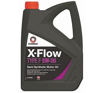 Масло моторное полусинтетическое 4л 5W-30 X-FLOW F COMMA