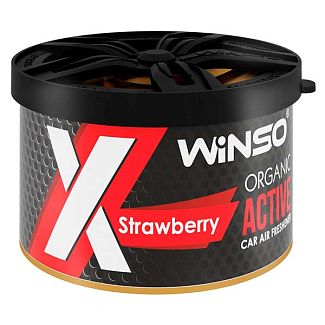 Ароматизатор "полуниця" 40г Organic X Active Strawberry Winso