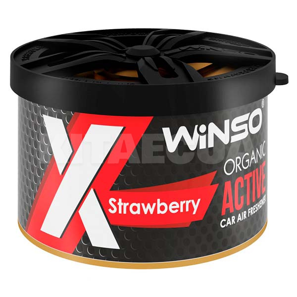 Ароматизатор "полуниця" 40г Organic X Active Strawberry Winso (533720)