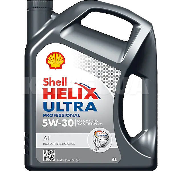 Масло моторное синтетическое 4л 5W-30 Helix Ultra Professional AF SHELL (550040661)