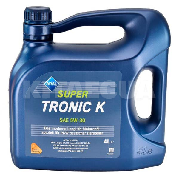 Масло моторне синтетичне 4л 5W-30 SuperTronic K Aral (P018F11-ARAL)