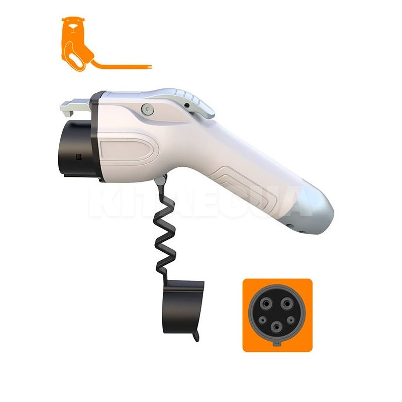 Коннектор для зарядки электромобиля 7.4 кВт 32А Type 1 (J1772) 1-фаза FEYREE (CP-Type1)