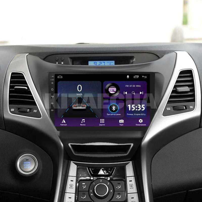 Штатна магнітола E9232 2+32 Gb 9" Hyundai Elantra 5 JK MD 2010-2016 SIGMA4car (42848) - 3