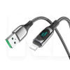 Кабель USB Lightning 2.4A S51 1.2м чорний HOCO (6931474749215)