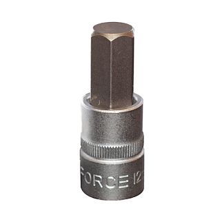 Головка торцевая с 6-гранной насадкой 12 мм 3/8" 50 мм FORCE