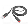 Кабель USB Lightning 2.4A X59 1м чорний HOCO (6931474744869)