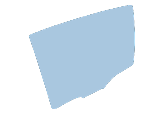 Стекло двери задней правой ОРИГИНАЛ