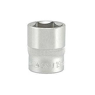 Головка торцева 6-гранна 18 мм 3/8" 30 мм YATO