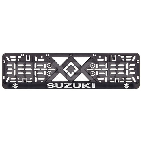 Рамка номерного знака пластик, з рельєфним написом SUZUKI VITOL (50283)