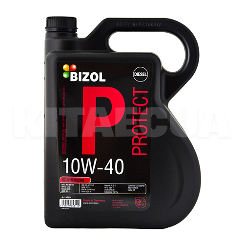 Масло моторне напівсинтетичне 5л 10W-40 Protect BIZOL (85311)