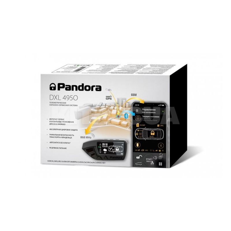 GSM автосигнализация Pandora (DXL 4950)