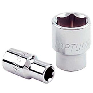 Головка торцевая 6-гранная 6 мм 1/4" 25 мм TOPTUL