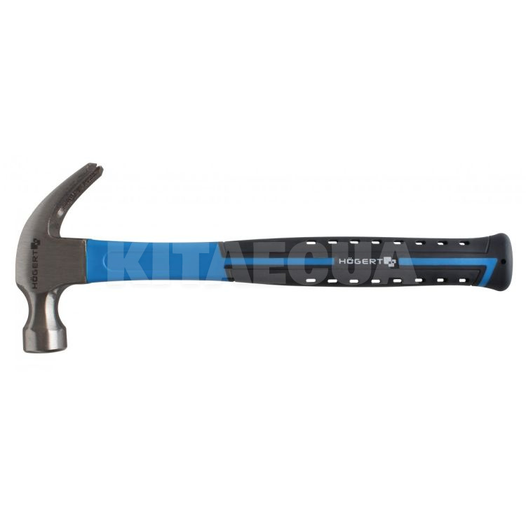 Молоток столярный 450 гр. ручка из фибергласса HOGERT (HT3B034)