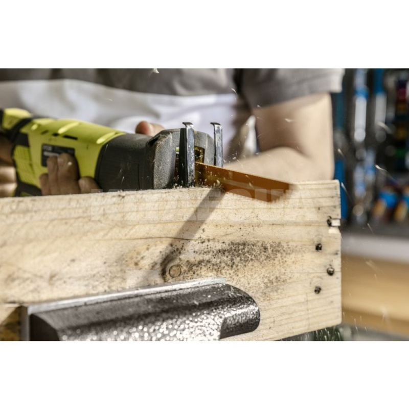 Полотно для сабельной пилы универсальное двухстороннее 150 мм 6-10TPI HOGERT (HT6D923) - 3