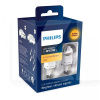 LED лампа Ultinon X-treme W3x16d 1.8W amber (комплект) PHILIPS (11065XUAXM)