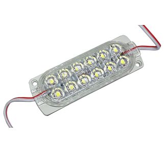 Светодиодный модуль 12 SMD 2.4W 12V белый 
