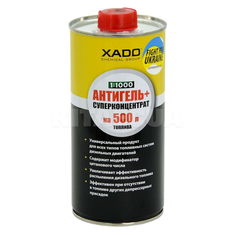 Антигель-концентрат в дизтопливо 500мл (1:1000) XADO (XA 40002)