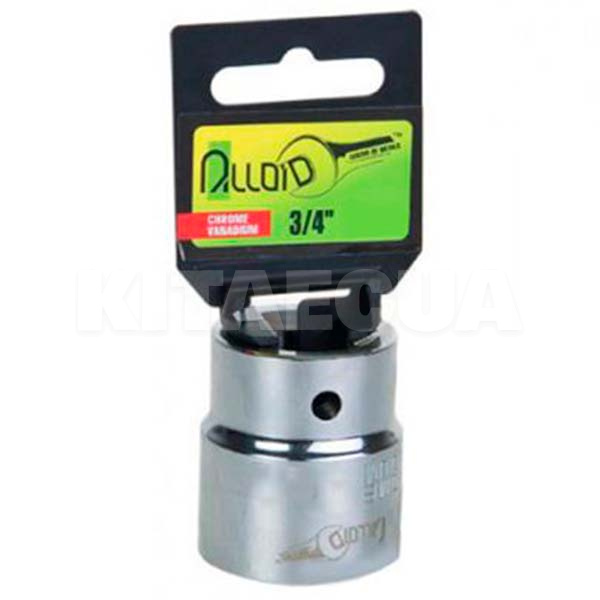Головка торцева 6-гранна 19 мм 3/4" Alloid (ТГ- 60119M)