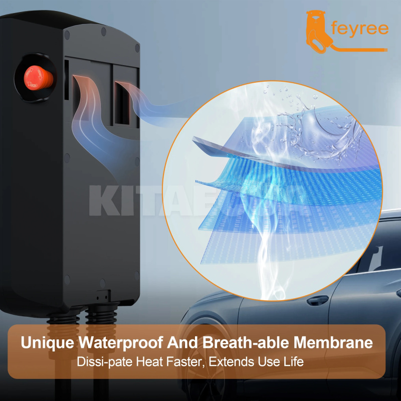 Зарядка для электромобиля Type Tesla 7.4 кВт 32A 1-фаза Taurus Wi-Fi FEYREE (FY7-32-1PH-TS-CS-TAU-PRO) - 9