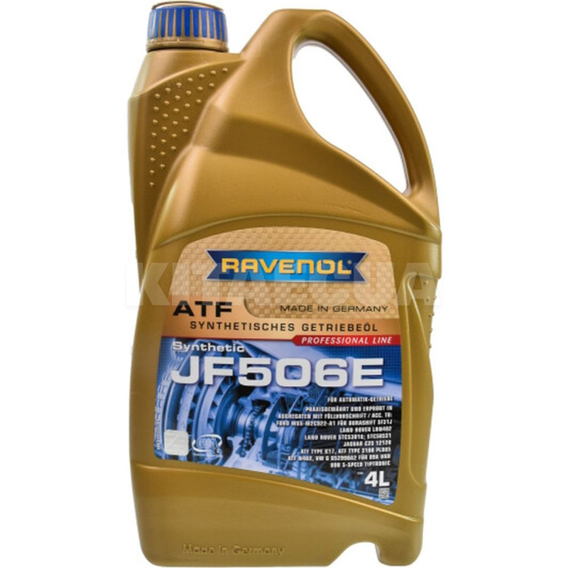 Олія трансмісійна синтетична 4л atf jf506e RAVENOL (RAV ATF JF506E 4L)