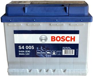 Аккумулятор автомобильный 60Ач 540А "+" справа Bosch