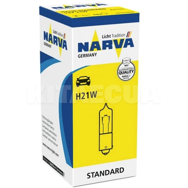 Галогенная лампа H21W 21W 12V NARVA (68191)