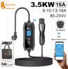 Зарядка для электромобиля Type Tesla 3.7 кВт 16А 1-фаза Flying Cat Wi-ff FEYREE (FY3.5-16-1PH-TS-F9-C)