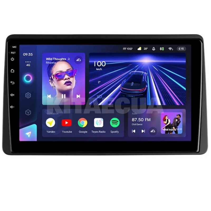 Штатна магнітола CC3L 4+64 Gb 10" Renault Duster HM 2 2020-2023 Teyes (52298)